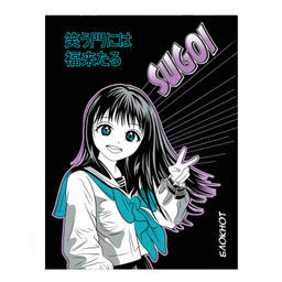 Блокнот, 105х140 мм, 32 л, арт. 65451 АНИМЕ / Блок - белый офсет 65 г/м?, дизайнерский блок ,