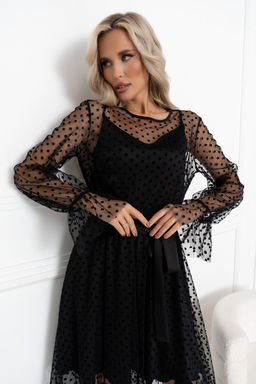 Платье Open Style 6386 черный