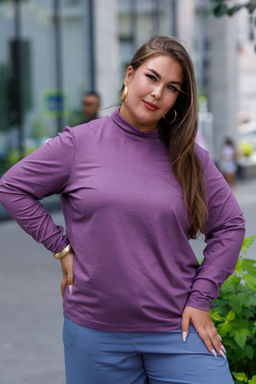 Водолазка Luxury Moda 1453 сиреневый