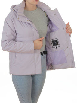 7060 LILAC Куртка демисезонная женская (100 гр. холлофайбер) - Fashion фото 7