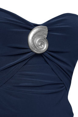 Trendyolmilla Limited Edition Siyah Aksesuar Detayl? Straplez Orme S?k Bluz TPRSS25BZ00032  фото 4