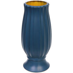 Цена за 2 шт. Ваза из пластика "Вивьен" 10*24см цвет морская волна