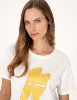 Beyaz Regular Fit Ti__rt