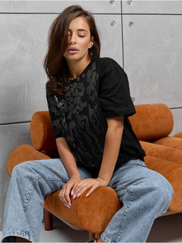 Футболка Лак черный женская - София фото 2