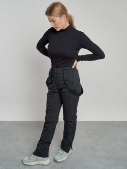 Горнолыжный костюм женский зимний зеленого цвета 03105Z - Chunmai фото 24