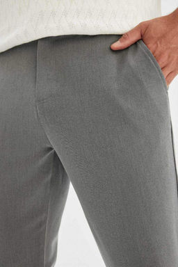 Брюки прямого кроя, эластичные во всех направлениях, прямого кроя - Defacto фото 5