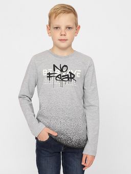 CRB wear/CWJB 63319-11-338 Джемпер для мальчика,светло-серый меланж/Ex.Cherubino