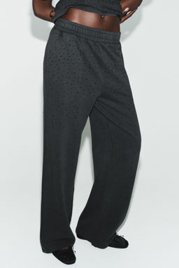 SHINY PLUSH TROUSERS - Zara фото 2