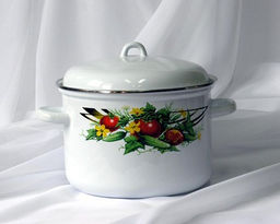 ЭМ_Кастрюля 6,0 л ДЕКОР цил высокая с ОБОД арт 1618АП2/4, 1618АП2/4РмхРб Лысьва