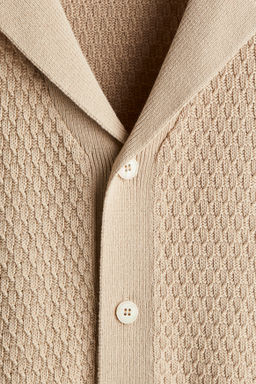 Camisa resort en punto texturizado Regular Fit - H&m фото 4