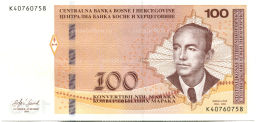 Банкнота 100 конвертируемых марок 2024 года Босния и Герцеговина (Никола Шоп)