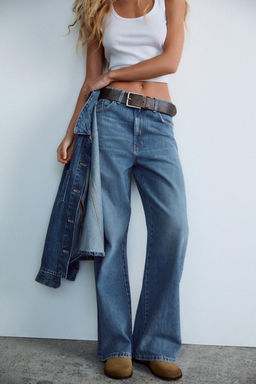 TRF MID-WAIST BAGGY JEANS - Zara фото 6