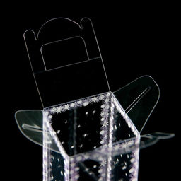 Цена за 5 шт. Складная коробка из PVC 4 x 4 x 8 см Зимушка - UPAK LAND фото 7