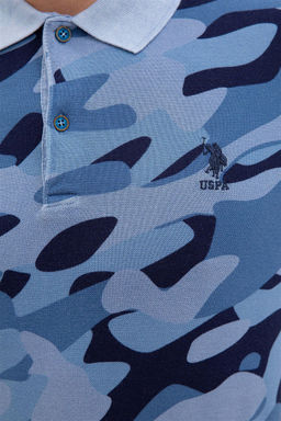 Мужская футболка-поло цвета индиго Неожиданная скидка в корзине - U.s. polo assn фото 5