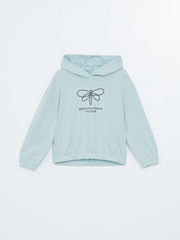 Kap??onlu K?z ?ocuk Sweatshirt