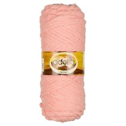 Пряжа ADELIA MIMI 100% полиэстер 5 шт. х 100 г 80 м  4 м