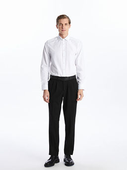 Slim Fit Uzun Kollu Poplin Erkek G?mlek