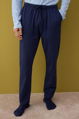 Indigo - Lacivert Regular Fit %100 Pamuk Orme Pijama Tak?m? TMNAW26PT00005 - Trendyolmilla фото 3