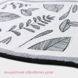 Коврик для дома Доляна Ливьен, 40?60 см, белый