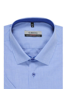 Сорочка мужская короткий рукав GREG 214/101/2239/1p