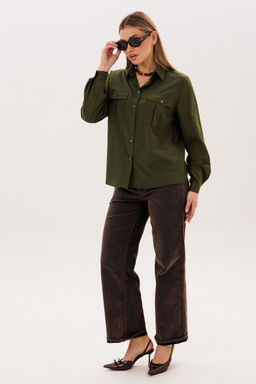 Рубашка ANELLI 1819 хвойный  фото 8