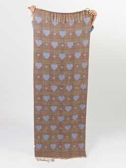 в составе ШЕРСТЬ  и КАШЕМИР Большой, мягкий, теплый  двусторонний палантин - Tantino фото 4