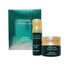Набор антиворастных миниатюр с ретинолом ISA KNOX Age Focus Prime Pro-retinol Double Effect 2items, Serum 7ml+Cream 10ml
