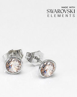 Серьги с кристаллами Swarovski