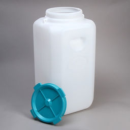 Бочка пищевая, 60 л, горловина 21.5 см, пластиковая, с крышкой