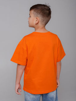 Футболка базовая, цвет Оранжевый, кулирка х/б100% - 5+ фото 2