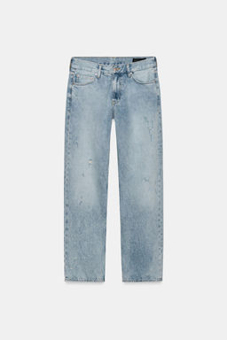 JEANS ZW COLLECTION RELAXED STRAIGHT TIRO BAJO / Azul - Zara фото 9