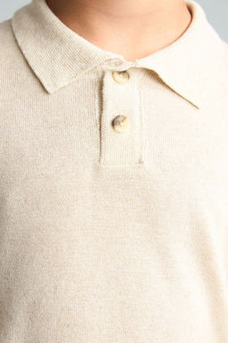 Regular F_t Keten Polo Ti__rt Erkek _ocuk