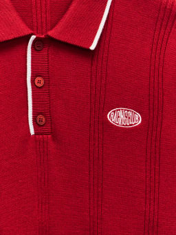 Джемпер поло фактурное с вышивкой / Zarina  фото 3