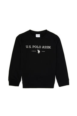 Erkek Гocuk Siyah Bisiklet Yaka Sweatshirt - U.s. polo assn фото 5