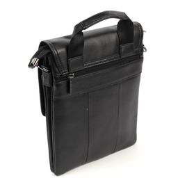 Мужская кожаная сумка через плечо 6831А Блек - Dff фото 3