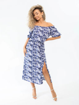 Платье женское, цвет голубой