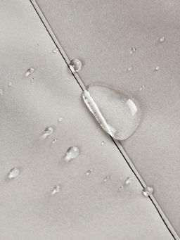 Парка женская софтшелл виндстоппер удлинённая с капюшоном белого цвета 9618_1Bl