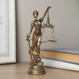 Статуэтка Фемида 18 см / F717-1 /уп 48/ - ГалеонТрейд фото 2