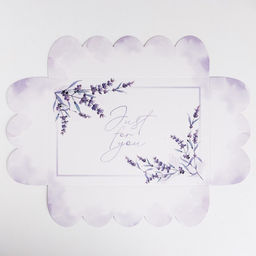 Цена за 5 шт. Коробка для печенья, кондитерская упаковка с пластиковой крышкой, Just for you, 20?30?8 см