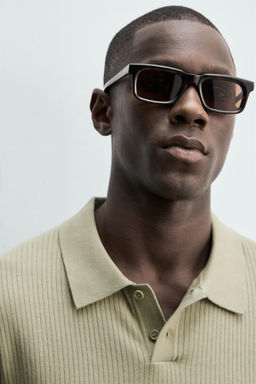 POLO PUNTO CANAL? / verde lavado - Zara фото 5