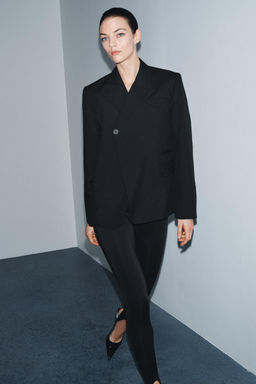 100% WOOL BLAZER ZW COLLECTION LIMITED EDITION - Zara фото 4