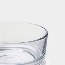 Цена за 2 шт. Контейнер для хранения продуктов ABAN min, 210 мл, стекло, голубой