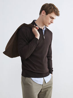 Polo Yaka Erkek Triko Kazak