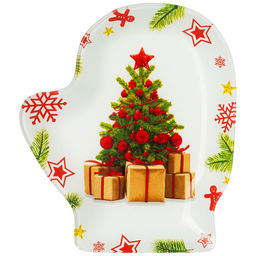 БЛЮДО ДЛЯ СЕРВИРОВКИ КОЛЛЕКЦИЯ РОЖДЕСТВЕНСКАЯ СКАЗКА 20 СМ