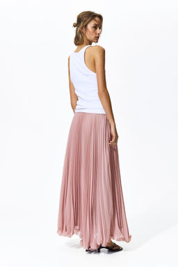 Falda plisada en tejido vaporoso - H&m фото 9