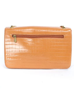 Сумка женская искусственная кожа DJ-7002-2-CARAMEL, 2отд, плечевой ремень (цепочка), карамель SALE 255996 - Adelia фото 7