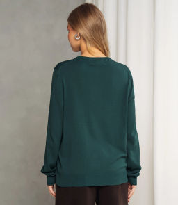 Джемпер #ОКТ125002, изумрудный - Dommod фото 3