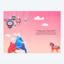 Цена за 10 шт. Открытка новогодняя «С Новым счастьем», тиснение, 12 х 18 см