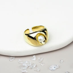 Кольцо Арт. 3-2321-Y (Белый/Желтый)