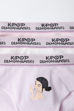 6-14 A_OS/ PACK TRES BRAGUITAS KPOP DEMON HUNTERS NETFLIX - Zara фото 3